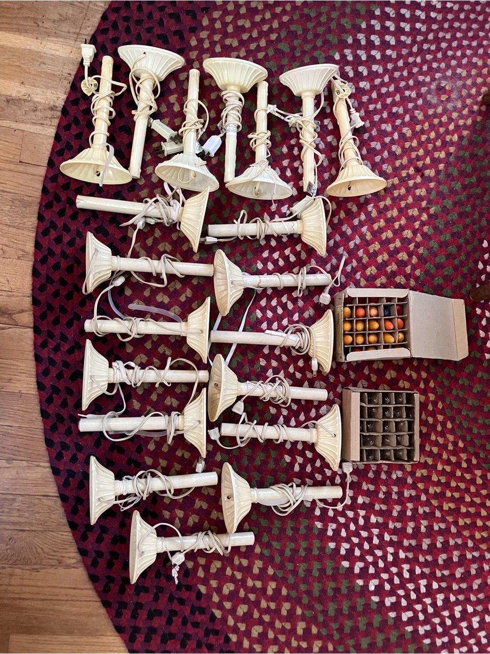 20 Vintage Holiday Window Candles & C7 Bulbs Sets 🎄✨